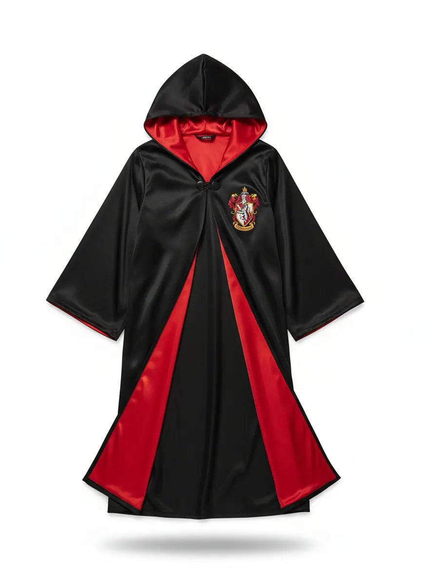 Déguisement Gryffondor Enfant - Robe Sorcier avec Capuche 3-8 ans Harry Potter