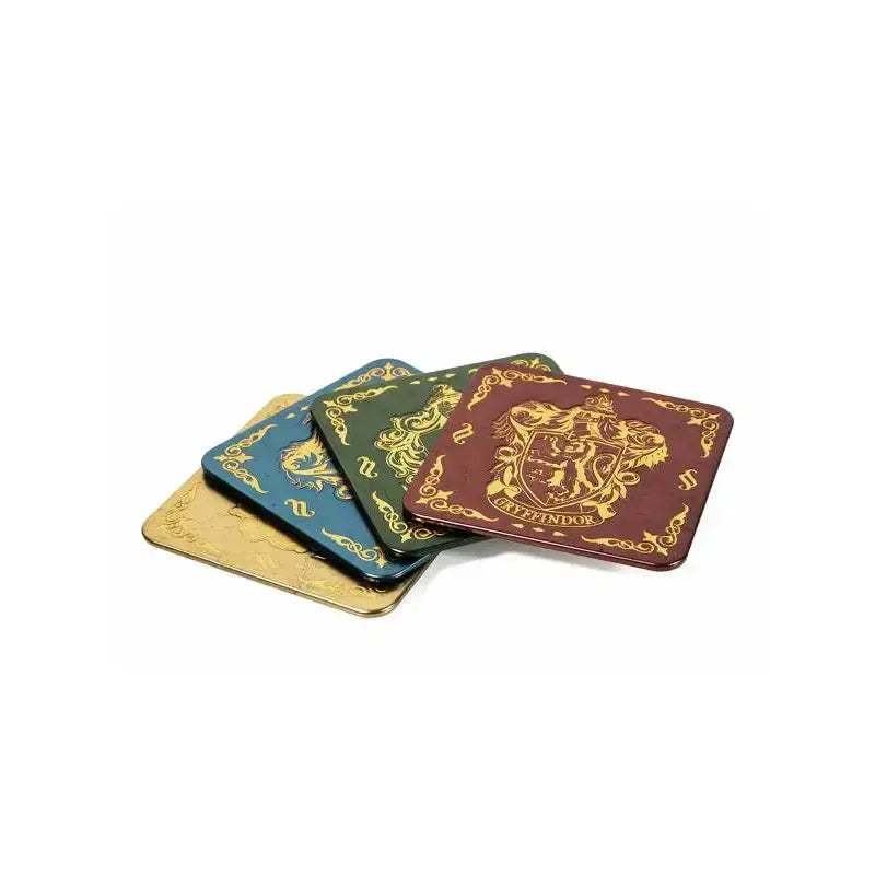 Dessous de Verre Harry Potter en Métal, Set de 4 Poudlard