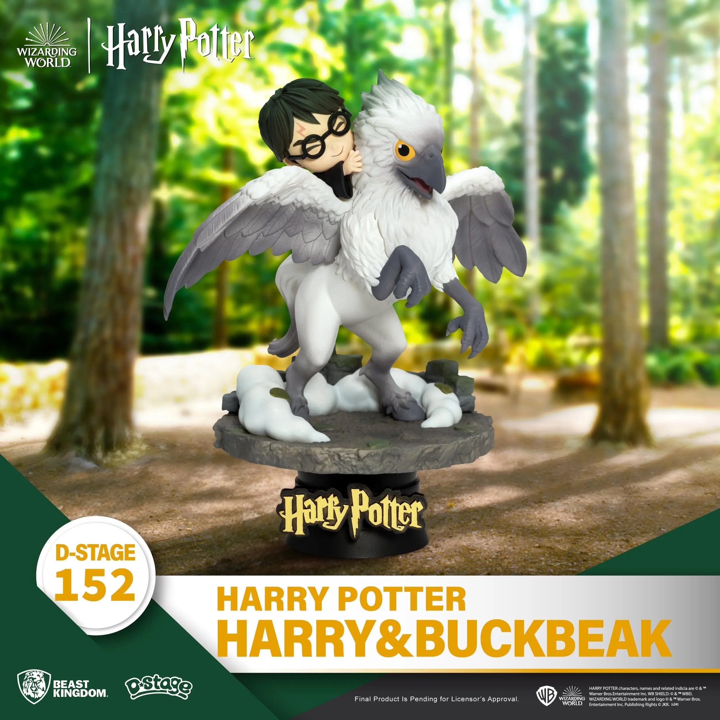 Diorama Harry et Buck 16 cm, Harry Potter