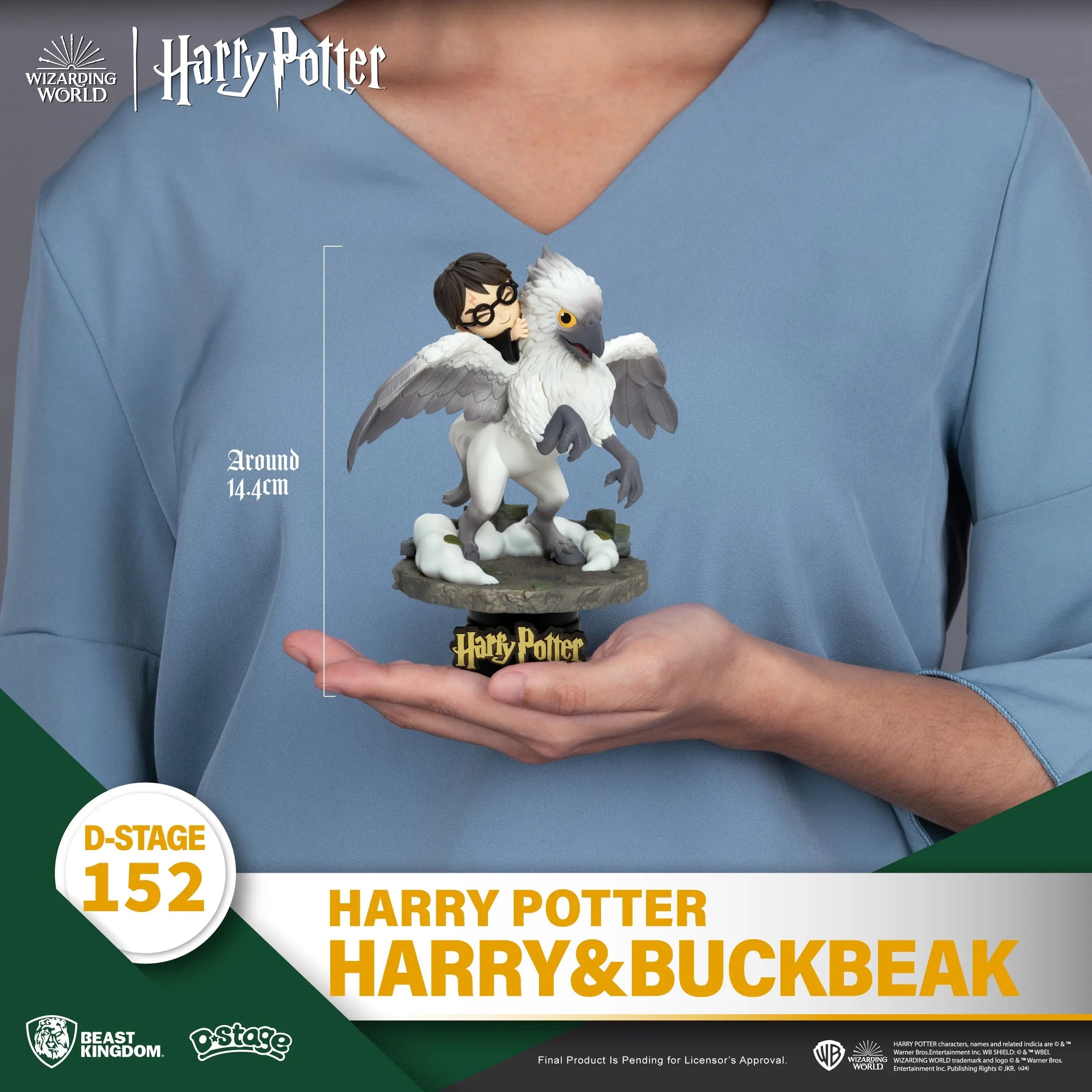 Diorama Harry et Buck 16 cm, Harry Potter