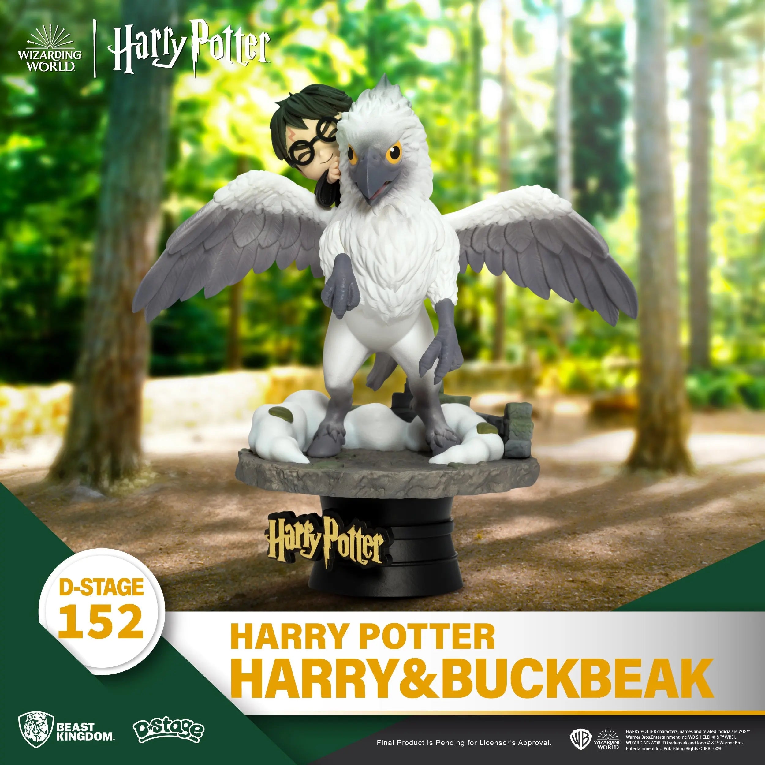 Diorama Harry et Buck 16 cm, Harry Potter