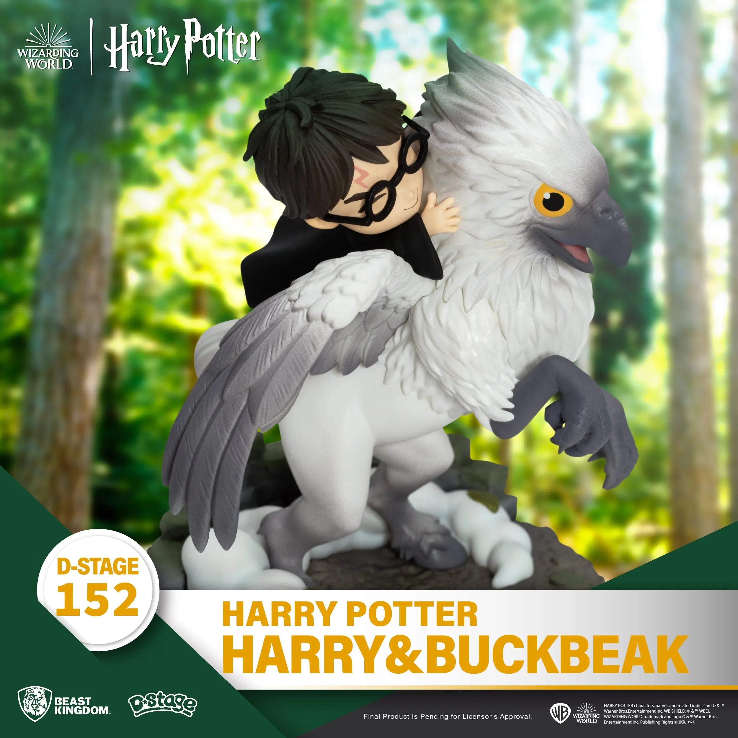 Diorama Harry et Buck 16 cm, Harry Potter