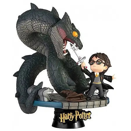 Diorama Harry vs Basilic 16 cm, Harry Potter