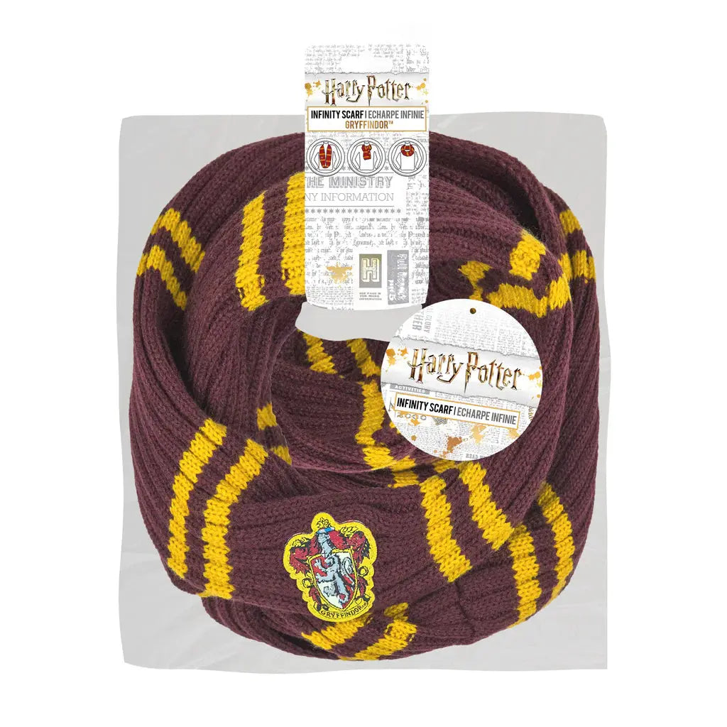 Écharpe Infini Tour de Cou Gryffondor Harry Potter