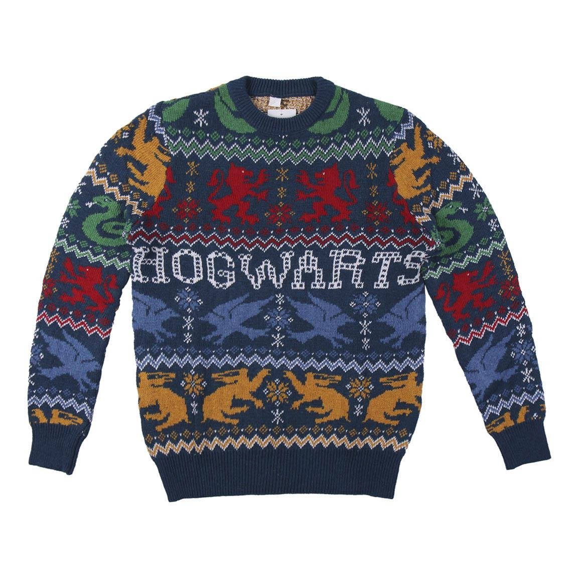 Pull de Noël Harry Potter Poudlard en 100% acrylique