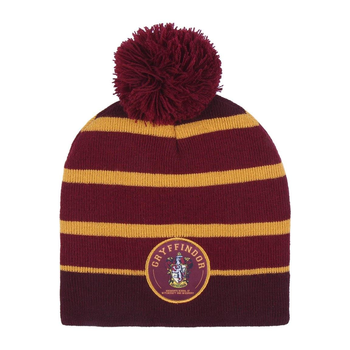 Bonnet enfant Harry Potter Gryffondor à pompon en 100% acryl
