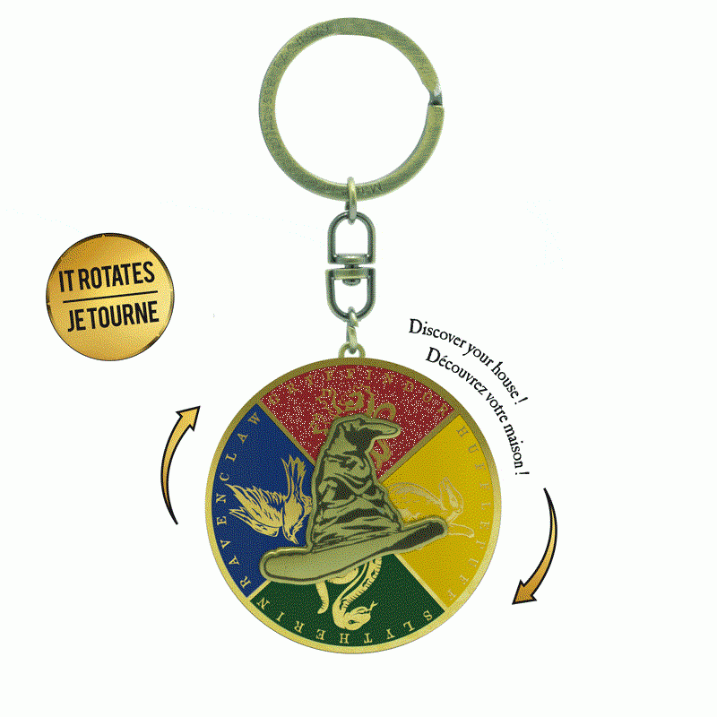 Porte-clés mécanique Harry Potter Choixpeau