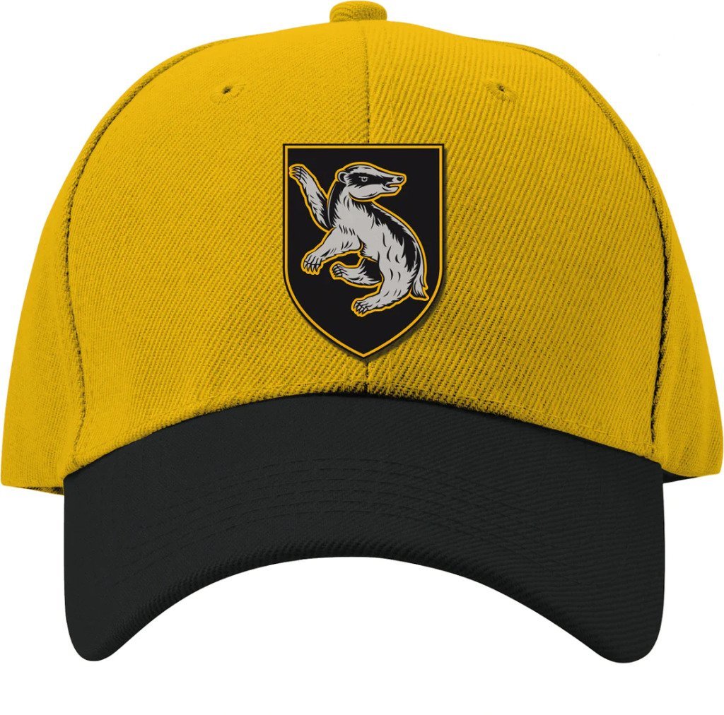 Casquette Harry Potter aux couleurs de Poufsouffle