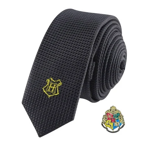 Cravate Harry Potter Poudlard avec pin's