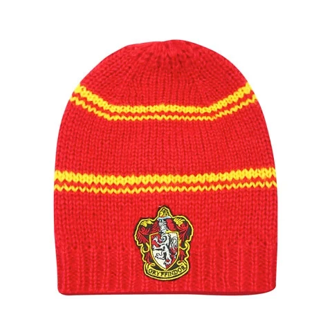 Bonnet Harry Potter slouchy long Gryffondor rouge et jaune