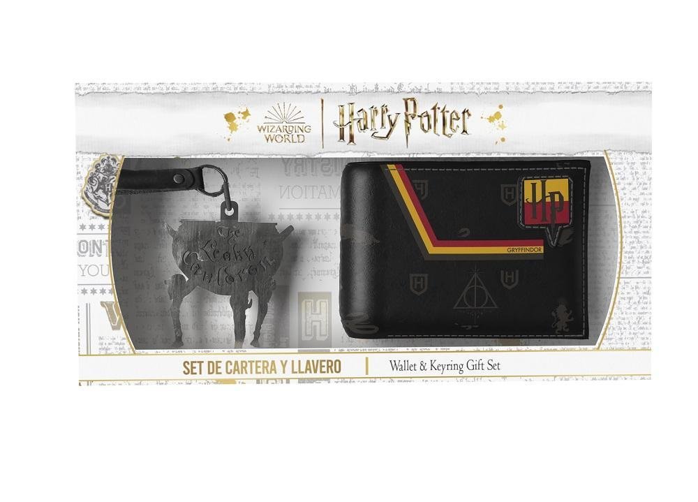 Box Premium Harry Potter 2 Pc. portefeuille et porte-clés en métal