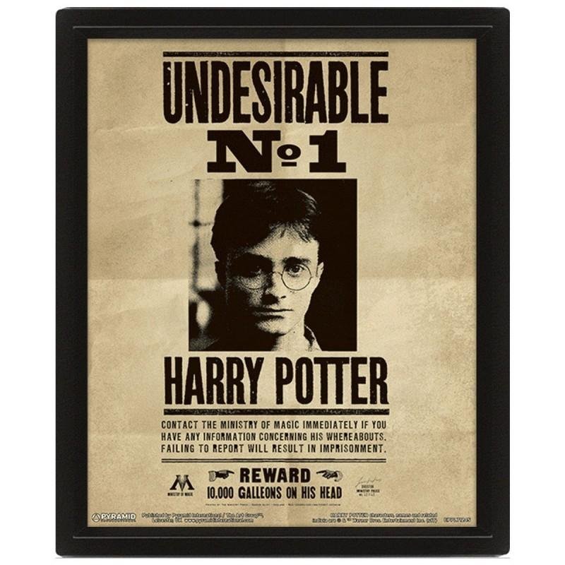 Poster Lenticulaire - Sirius Black Wanted (26X20cm)