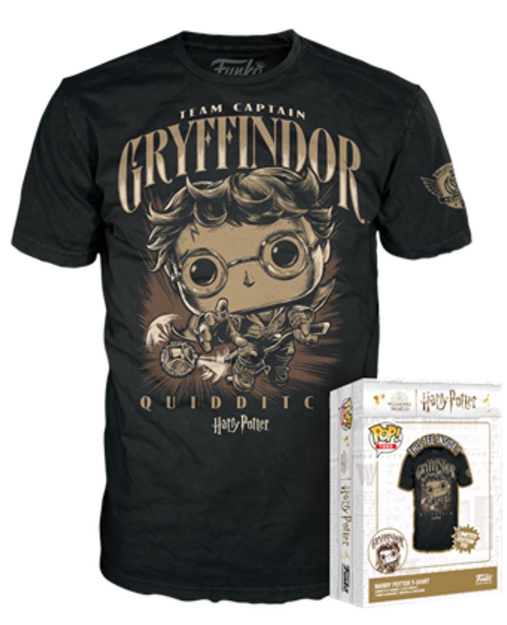 T-shirt Pop Harry Potter Harry « Quidditch » - Taille XL