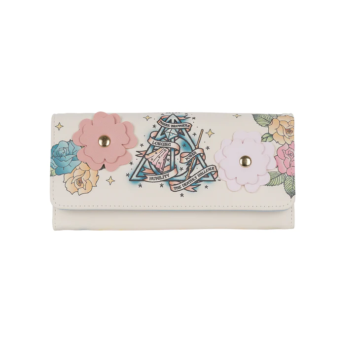 Portefeuille Harry Potter - Reliques de la Mort Floral