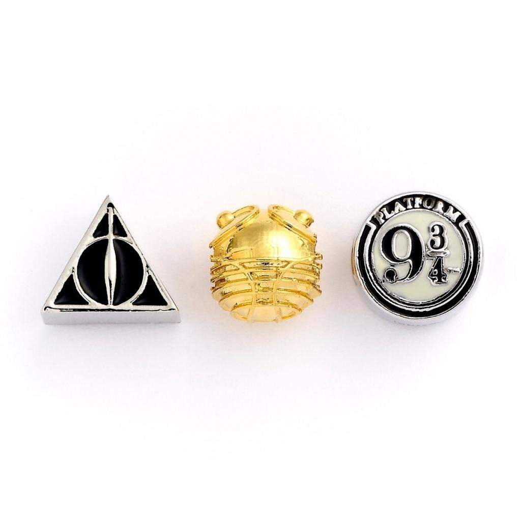 Charms Harry Potter pour bracelet, Reliques, Vif d’Or et 9 3/4
