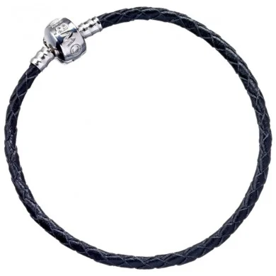 Bracelet Harry Potter en cuir noir, tailles 18cm à 21cm