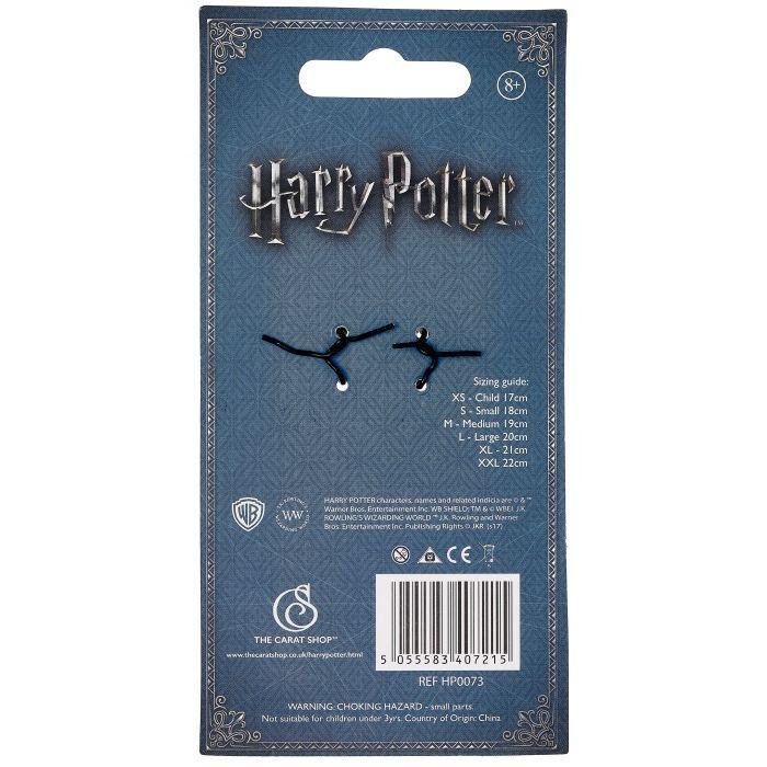 Bracelet en Cuir + Charm Vif D’Or -19 cm Harry Potter