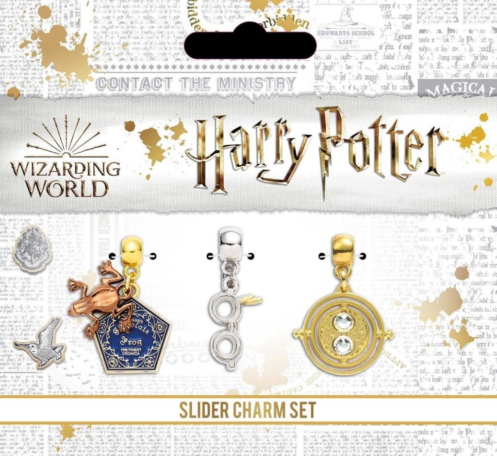 Charms Harry Potter Chocogrenouille, Retourneur de Temps et Lunettes