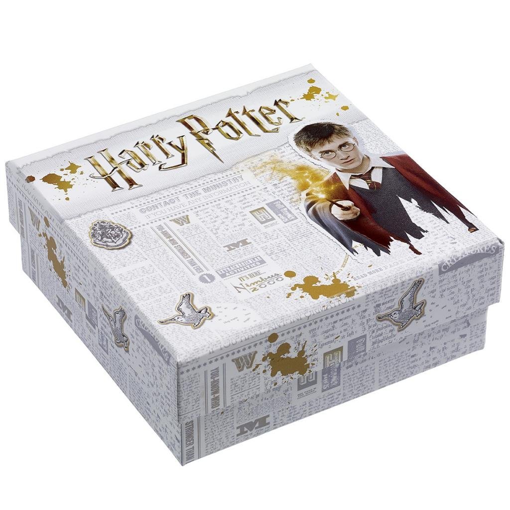 Bracelet Harry Potter plaqué argent avec 2 Charms et 3 Perles