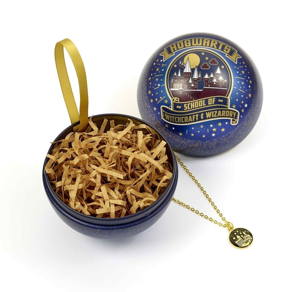 Boule cadeau Harry Potter avec collier de Poudlard