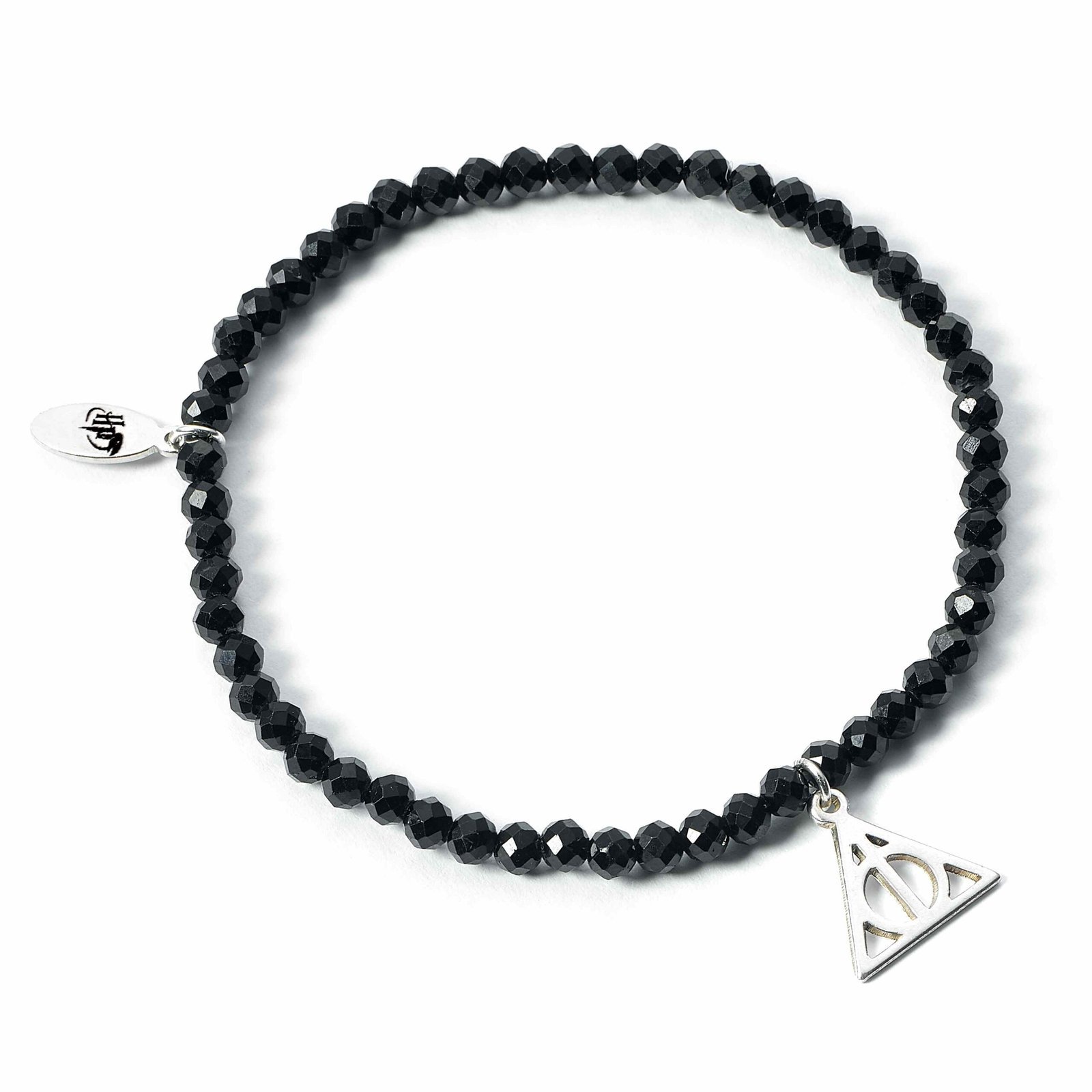 Bracelet Harry Potter en perles, Reliques de la Mort argent