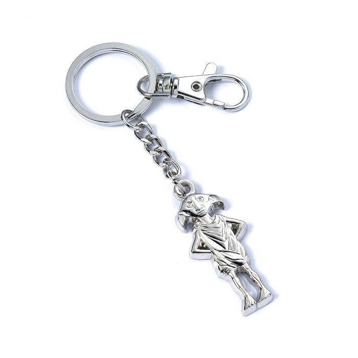 Porte-clés Harry Potter Dobby en plaqué argent