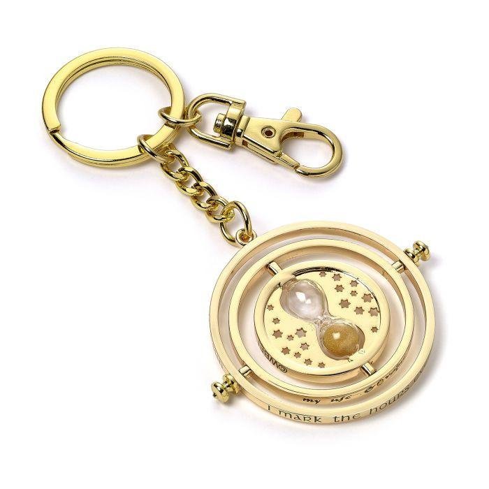 Porte-clés Harry Potter Time Turner plaqué argent