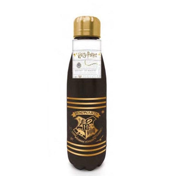 Gourde Harry Potter en métal noir et or, 540 ml
