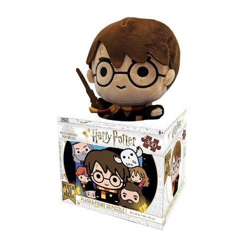 Peluche et puzzle lenticulaire Harry Potter