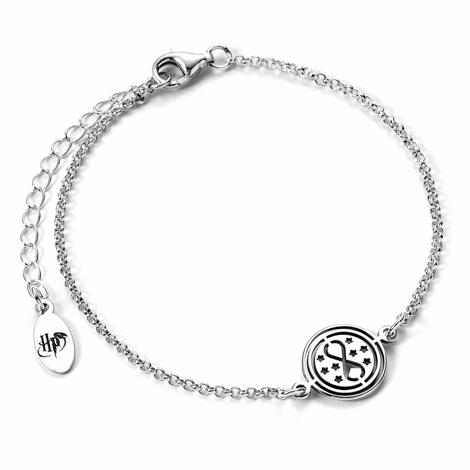 Bracelet Harry Potter en argent 925 avec Retourneur de Temps