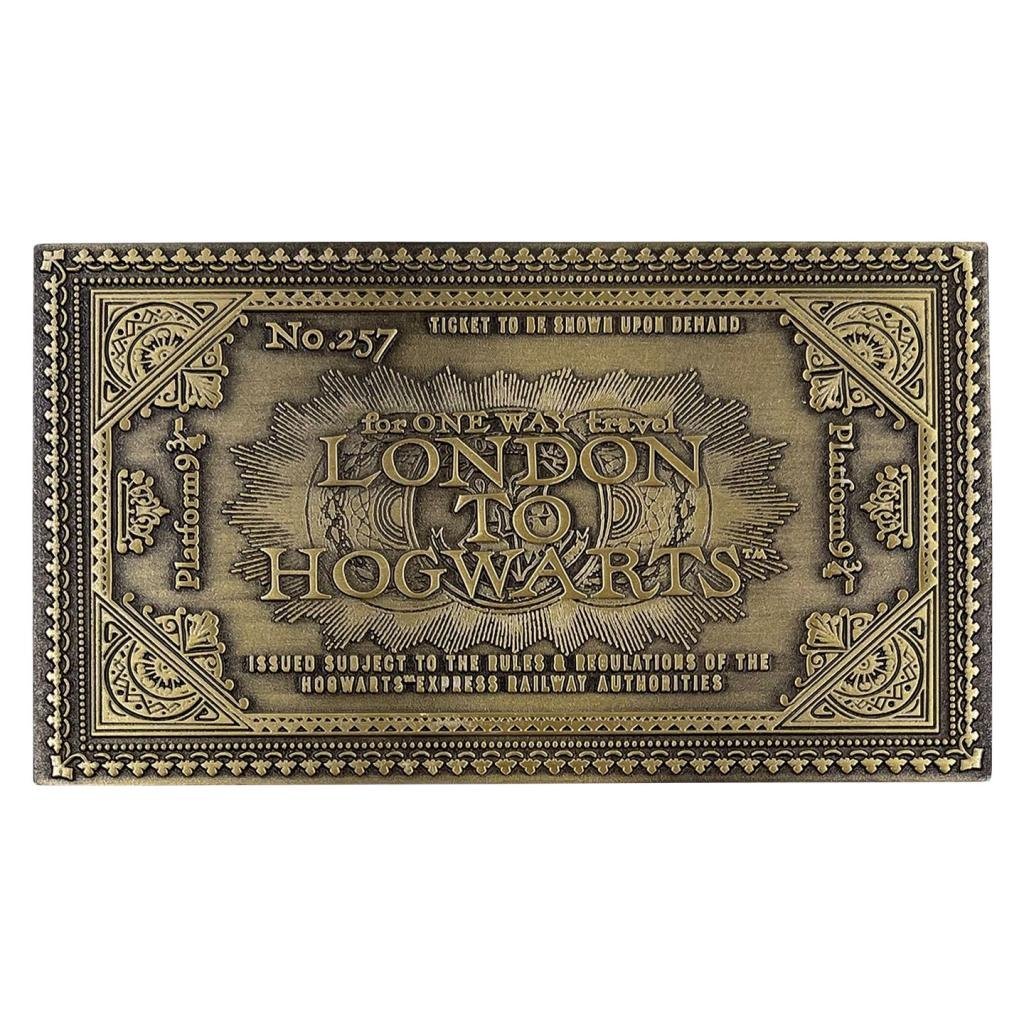 Réplique de ticket Poudlard Express Harry Potter, édition limitée