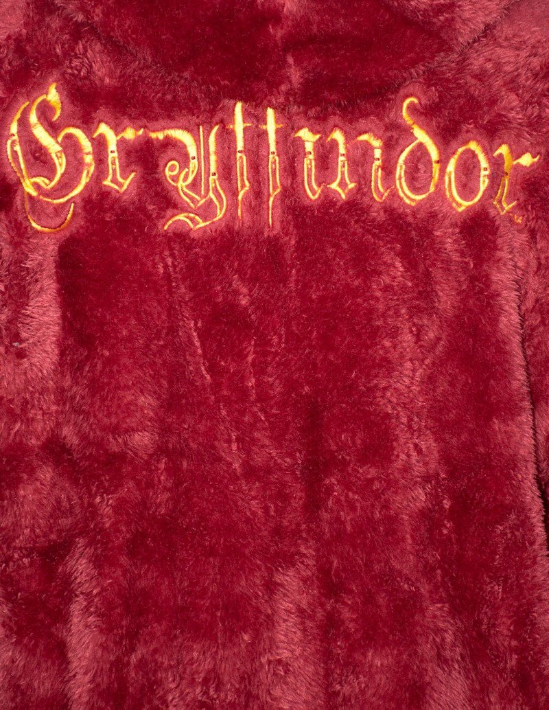 Sweat à capuche fluffy Harry Potter Gryffondor