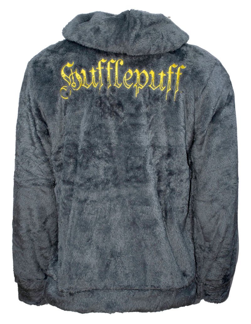 Sweat à capuche fluffy Harry Potter Poufsouffle