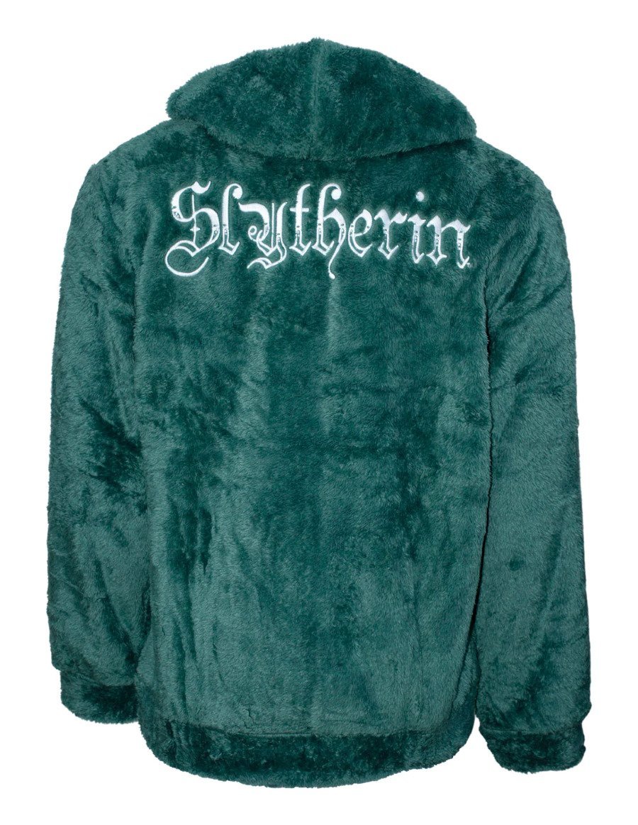 Sweat à capuche fluffy Harry Potter Serpentard