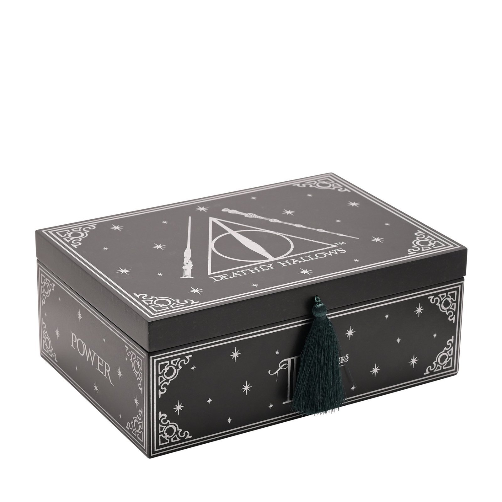 Boîte à bijoux Harry Potter avec motif Les Reliques de la Mort