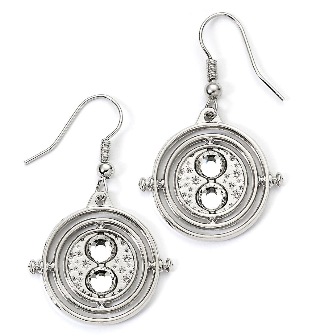 Boucles d’oreilles Harry Potter argenté Retourneur de Temps