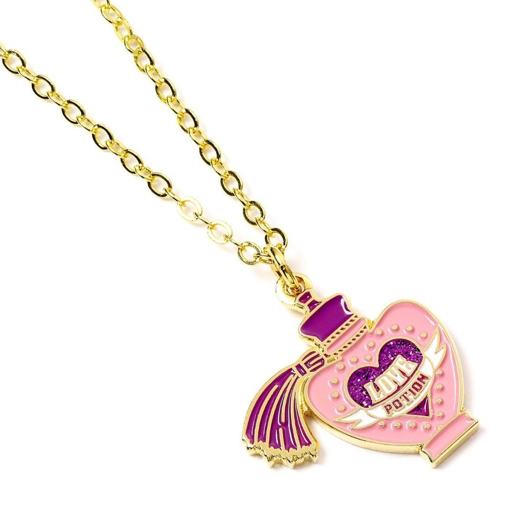 Collier plaqué or avec pendentif Love Potion