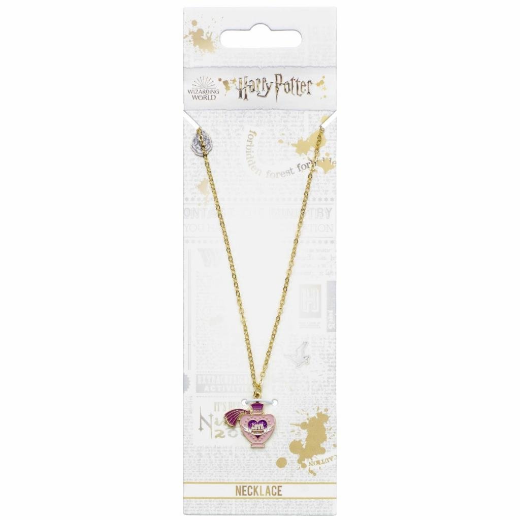Collier plaqué or avec pendentif Love Potion