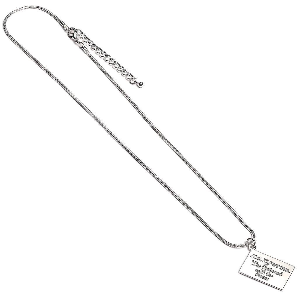 Collier Harry Potter avec lettre d'acceptation à Poudlard
