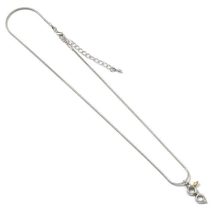 Collier Harry Potter plaqué argent Éclair & Lunettes