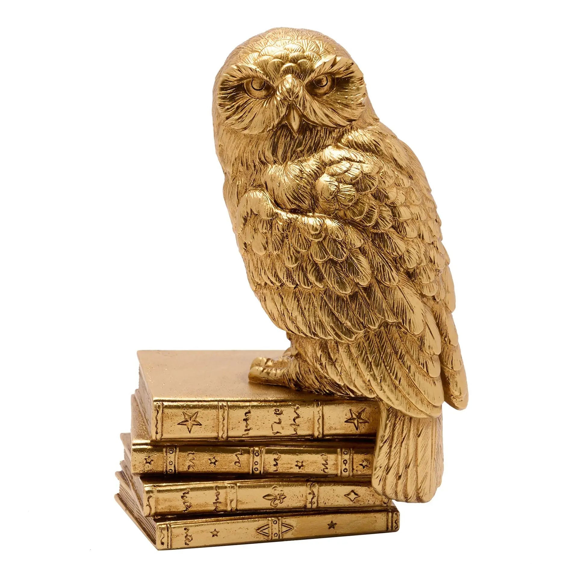 Figurine Dorée Hedwige 20 cm, Harry Potter