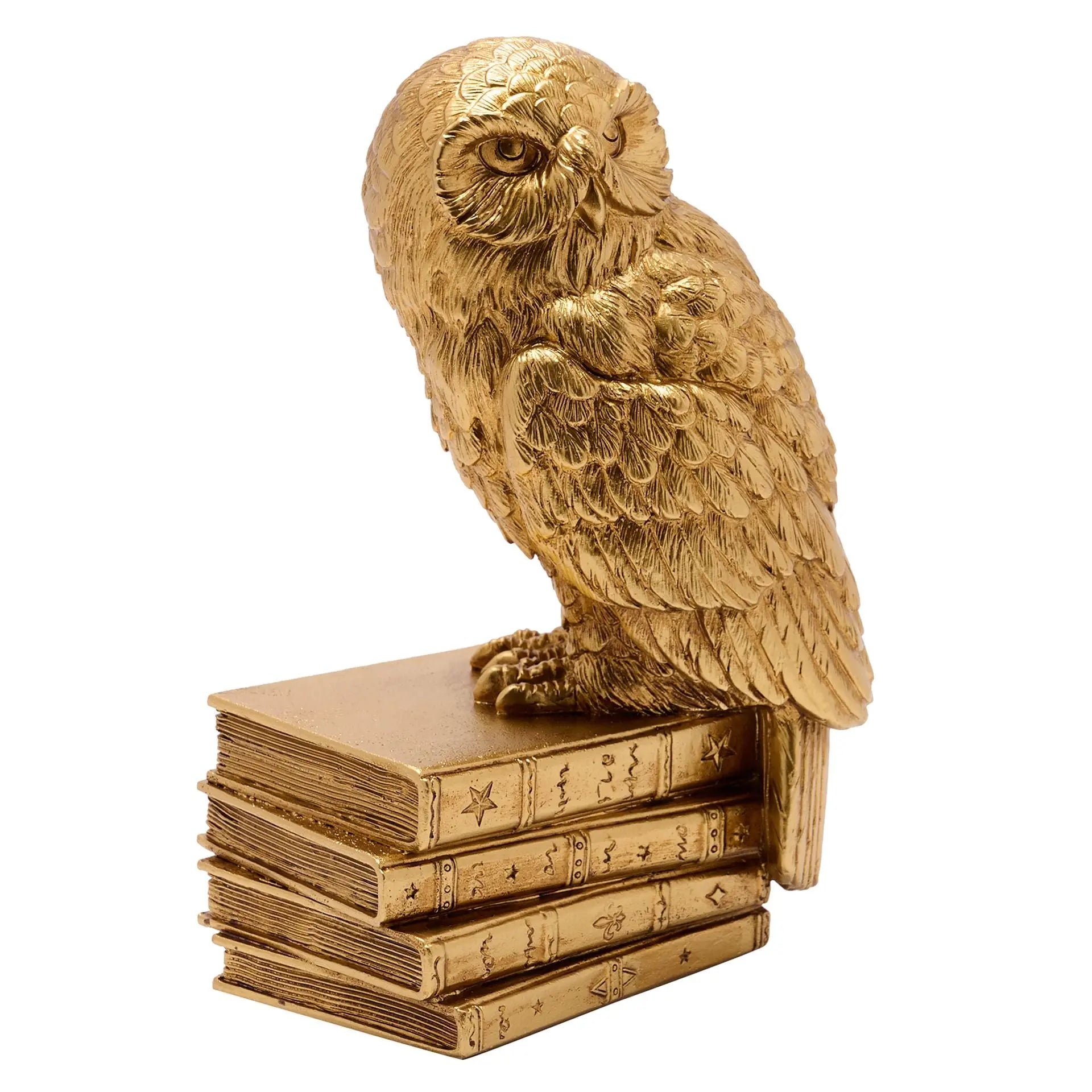 Figurine Dorée Hedwige 20 cm, Harry Potter