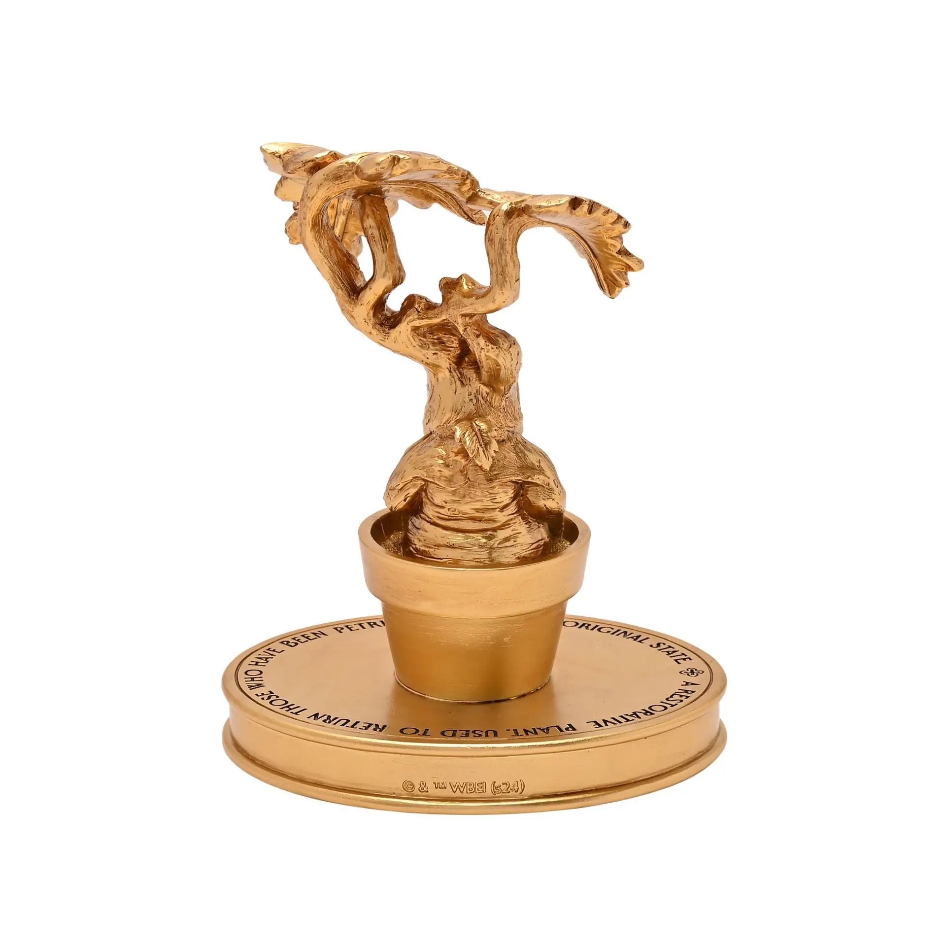Figurine Dorée Mandragore, Harry Potter