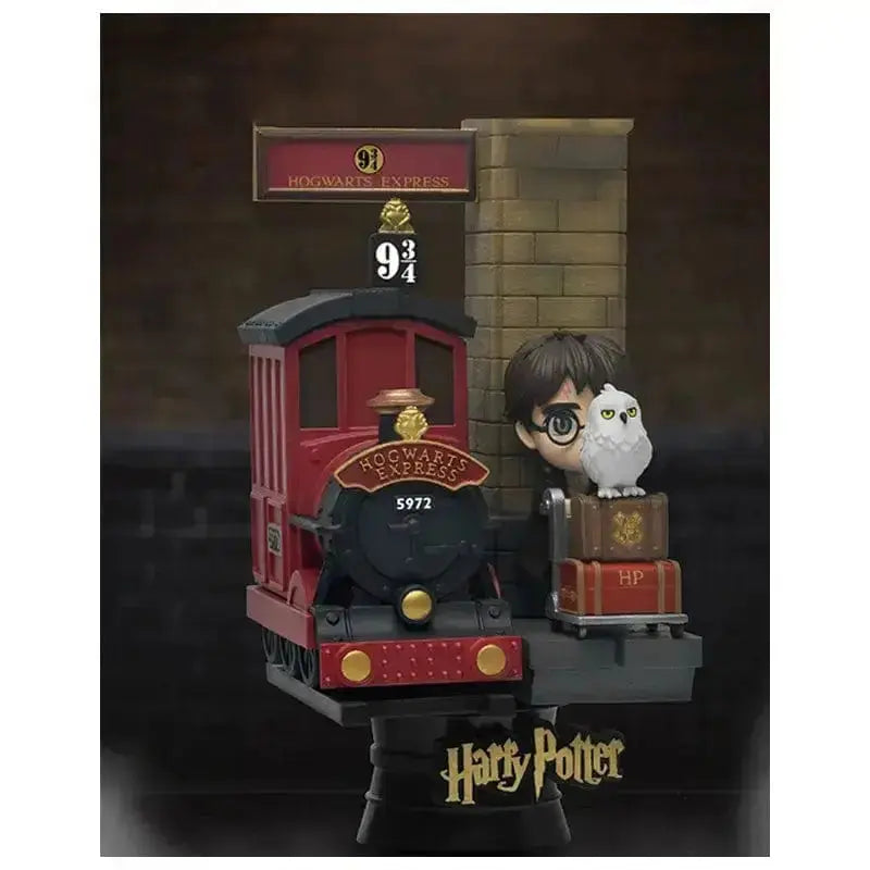Figurine Harry et Hedwige 9 3/4