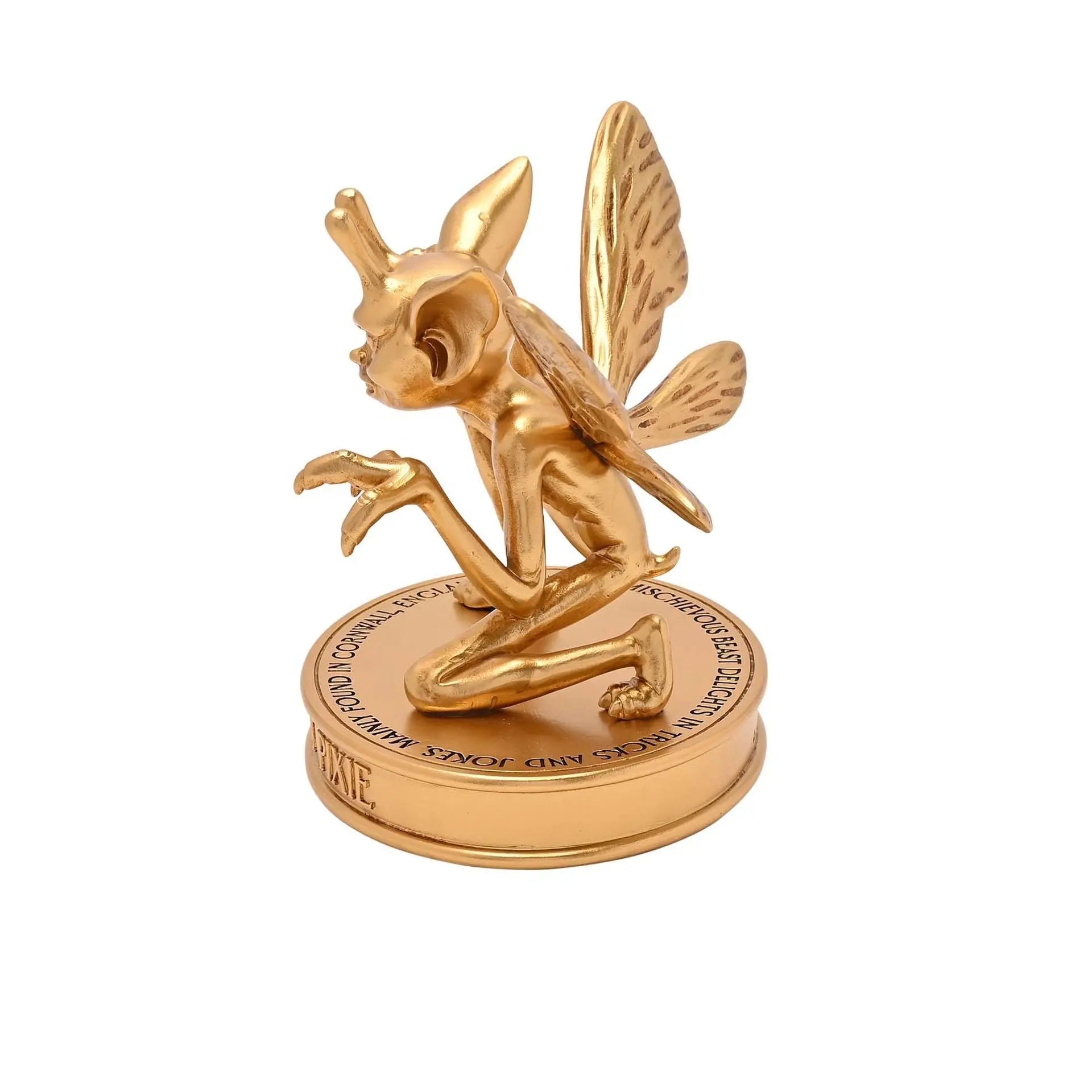 Figurine Dorée Lutin de Cornouaille, Harry Potter