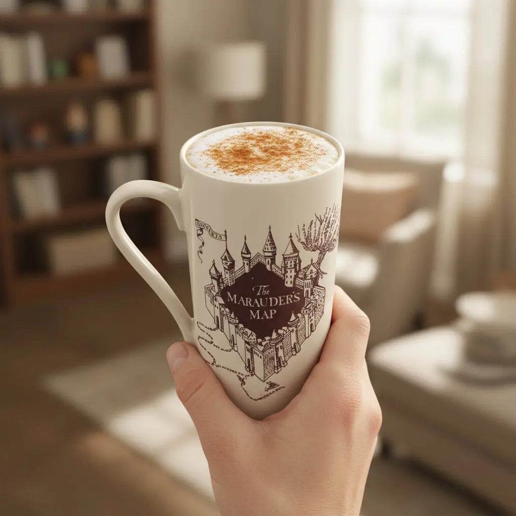 Grand Mug Latte Harry Potter Carte du Maraudeur, 470 ml