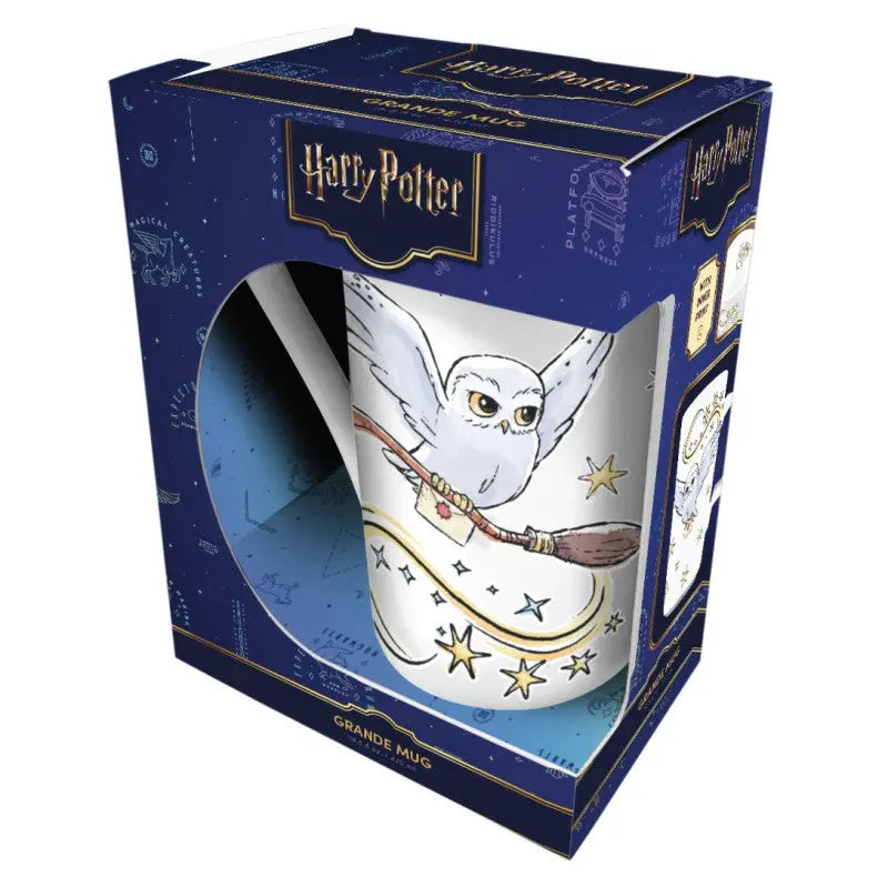 Grand Mug Latte Harry Potter Hedwige, Céramique 470 ml