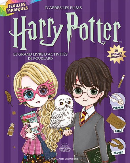 Grand livre d'activités Harry Potter Poudlard