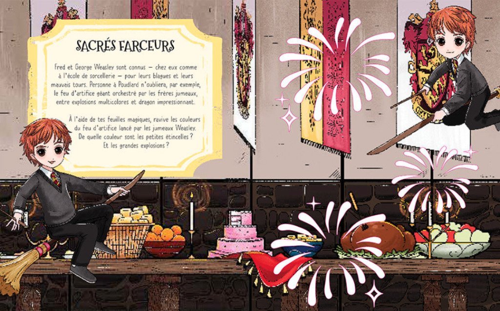 Grand livre d'activités Harry Potter Poudlard