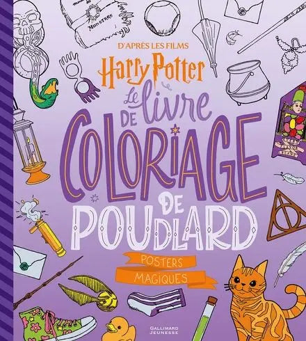 Livre de coloriage Poudlard grand format